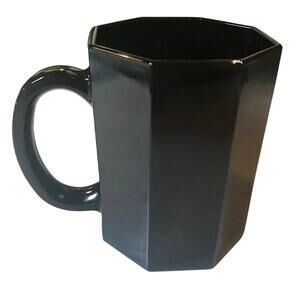 Arcorac France Black Mugs Octagon  12oz